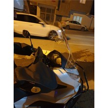 Motoros Honda Pcx 125 Ön Cam 2018 2020 Modellere Uyar 83CM  Şeffaf Renk  4mm Uzun ve Geniş