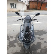 Motoros Arora Safari Pro Ön Cam 2023 2024 Modellere Uyar 80CM Şeffaf Renk  4mm Uzun Cam Kendi Orjinal Baglati Seti Kullanabilirsiniz