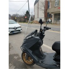 Motoros Arora Safari Pro Ön Cam 2023 2024 Modellere Uyar 80CM Şeffaf Renk  4mm Uzun Cam Kendi Orjinal Baglati Seti Kullanabilirsiniz