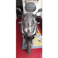 Motoros Rks Veloce 150 Alt Siyah Ön Cam 2023-2024 Modellere Uyar 75CM  Şeffaf Renk  4mm  Uzun Boylu ve Geniş