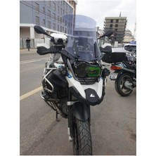 Motoros Bmw R 1200 1250 Gs Ön Cam 2013 2024 Modellere Uyar 52CM Açıkfüme Renk   4mm Uzun Boylu