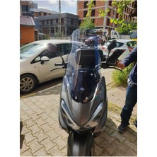 Motoros Rks Newlight 125 Ön Cam 2022 Modellere Uyar 55CM  Açıkfüme Renk   4mm Küçük Spor