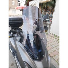 Motoros Rks Newlight 125 Ön Cam 2022 Modellere Uyar 55CM  Açıkfüme Renk   4mm Küçük Spor