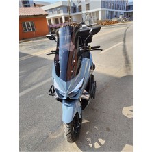 Motoros Kuba Chia 125 Ön Cam 2023 2024 Modellere Uyar 55CM Siyah Renk  4mm Küçük Spor