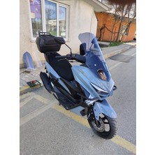 Motoros Kuba Chia 125 Ön Cam 2023 2024 Modellere Uyar 75CM Açıkfüme Renk   4mm Uzun Boylu