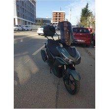 Motoros Rks Arome 125 Ön Cam 2023-2024 Modellere Uyar 54CM  Siyah Renk  4mm Uzun ve Geniş