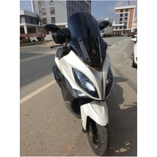 Motoros Kymco Xciting 400 I Ön Cam 2015 Modellere Uyar 72CM Siyah Renk  4mm Uzun ve Geniş