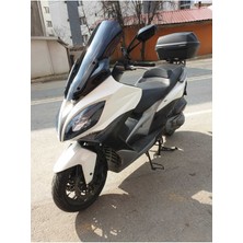 Motoros Kymco Xciting 400 I Ön Cam 2015 Modellere Uyar 72CM Siyah Renk  4mm Uzun ve Geniş