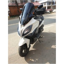 Motoros Kymco Xciting 400 I Ön Cam 2015 Modellere Uyar 72CM Siyah Renk  4mm Uzun ve Geniş