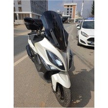 Motoros Kymco Xciting 400 I Ön Cam 2015 Modellere Uyar 72CM Siyah Renk  4mm Uzun ve Geniş