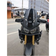 Motoros Honda Afrika Twin Crf 1000 Ön Cam 2016 2020 Modellere Uyar 45CM  Siyah Renk  4mm Kısa Spor