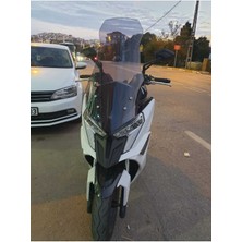 Motoros Kymco Dink R 150 Ön Cam 2023-2024 Modellere Uyar 68CM  Açıkfüme Renk   4mm Orta Boylu