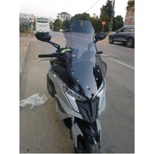 Motoros Kymco Dink R 150 Ön Cam 2023-2024 Modellere Uyar 68CM  Açıkfüme Renk   4mm Orta Boylu