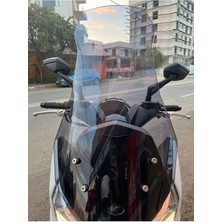 Motoros Kymco Dink R 150 Ön Cam 2023-2024 Modellere Uyar 68CM  Açıkfüme Renk   4mm Orta Boylu