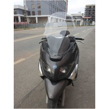 Motoros Piaggio x Evo  Ön Cam 2009 2015 Modellere Uyar 70CM  Şeffaf Renk  4mm Uzun Boylu