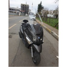 Motoros Piaggio x Evo  Ön Cam 2009 2015 Modellere Uyar 70CM  Şeffaf Renk  4mm Uzun Boylu