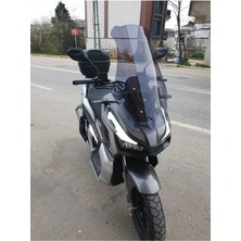 Motoros Rks Veloce 150 Ön Cam 2023-2024 Modellere Uyar 65CM Açıkfüme Renk   4mm Orta Boylu