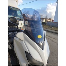 Motoros Yamaha Xmax 250 Ön Cam 2014 2017 Modellere Uyar 58CM  Açıkfüme Renk   4mm Orta Boylu