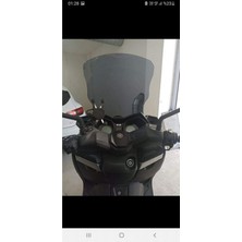 Motoros Yamaha Xmax 250 Ön Cam 2014 2017 Modellere Uyar 58CM  Açıkfüme Renk   4mm Orta Boylu