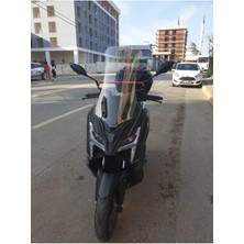 Motoros Voge Sr 1 Ön Cam 2023 Modellere Uyar 72CM  Şeffaf Renk  4mm Uzun Boylu