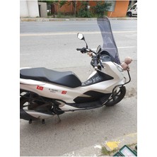 Motoros Honda Pcx 125 Ön Cam 2018 2020 Modellere Uyar 83CM  Açıkfüme Renk   4mm Uzun ve Geniş