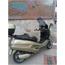 Motoros Piaggio X9  Ön Cam 2004 2007 Modellere Uyar 49CM Açıkfüme Renk   4mm Uzun Boylu