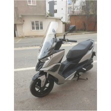 Motoros Kymco Dink R 150 Ön Cam 2023-2024 Modellere Uyar 68CM  Şeffaf Renk  4mm Orta Boylu