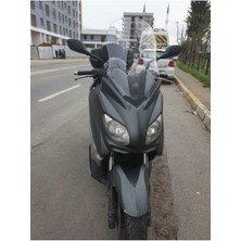 Motoros Yamaha Xmax 250 Ön Cam 2011 2013 Modellere Uyar 55CM  Şeffaf Renk  4mm Orta Boylu