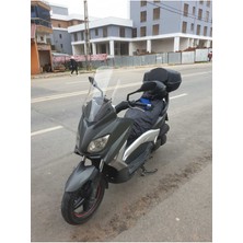 Motoros Yamaha Xmax 250 Ön Cam 2011 2013 Modellere Uyar 55CM  Şeffaf Renk  4mm Orta Boylu