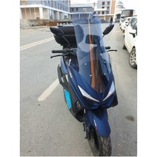 Motoros Arora Max T 150 Ön Cam 2022 2023 Modellere Uyar 78CM  Açıkfüme Renk   4mm Uzun Boylu ve Geniş Cam