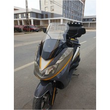 Motoros Yamaha Majesty 400 Ön Cam 2005 2006 Modellere Uyar 68CM Şeffaf Renk  4mm Uzun Boylu ve Geniş