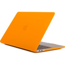 4U Sky Mat Pc Ön ve Arka Koruyucu Telefon Kılıfı Cep Telefonu Çantası Kılıf MacBook Pro 13 Inç A1706/A1708/A1989/A2159/A2251/A2289/A2338 ORANGE (Yurt Dışından)