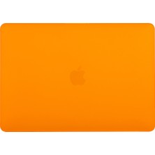 4U Sky Mat Pc Ön ve Arka Koruyucu Telefon Kılıfı Cep Telefonu Çantası Kılıf MacBook Pro 13 Inç A1706/A1708/A1989/A2159/A2251/A2289/A2338 ORANGE (Yurt Dışından)