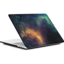 4U Sky Ön/arka Sert Macbook Kapağı MacBook Air 13,3 Inç Retina Ekran A2337 M1 (2020)/AIR 13,3 Inç Retina Ekran A2179 (2020)/AIR 13,3 Inç (2019) (2018) A1932 YILDIZLI Gökyüzü/ (Yurt Dışından)