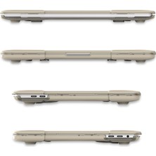 4U Sky Touch Bar'lı MacBook Pro 13 Inç (2016) İçin Plastik Tpu 2 Parça Hibrit Kapak Haki (Yurt Dışından)