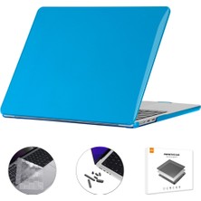 4U Sky Macbook Air 15 Inç (2023) A2941 (Ab Versiyonu) Sert Pc Dizüstü Bilgisayar Kılıfı, Tpu Klavye Filmi + Toz Geçirmez Fişler Bebek si (Yurt Dışından)