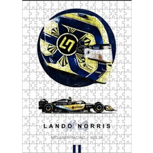 Karizma Tablo Ahşap Mdf Puzzle Yapboz Lando Norris MCL36 255 Parça 35*50 cm