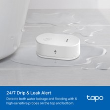 TP-LINK Tapo T300, Akıllı Su Sızıntı Algılama Sensörü, IP67 Su Geçirmez, Anlık Uygulama Bildirimi, 90DB'YE Kadar Alarm, Damlama ve Sızıntı Uyarısı