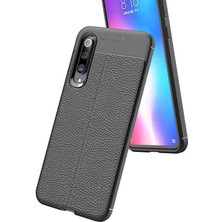 FUJİMAX Xiaomi Mi 9 Kılıf Deri Görünümlü Ultra Korumalı Niss Telefon Kılıfı