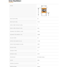 Timken 6008-2RS - 40X15X68