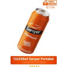 Sarıyer Portakal Aromalı Gazoz 330ML x 12 Adet