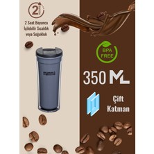 Mamma Maggie 2 Saat Sıcak Tutabilen Çift Katman Mug Bardak 350 Ml.