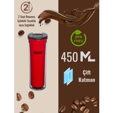 Mamma Maggie 2 Saat Sıcak Tutabilen Çift Katman Mug Bardak 450 Ml.