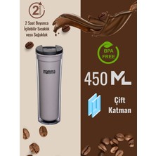 Mamma Maggie 2 Saat Sıcak Tutabilen Çift Katman Mug Bardak 450 Ml.