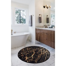 Chilai Home Goldes Djt Çap 100 Cm Banyo Halısı