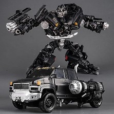 Yangmei Exclusive Edition Lider Ironhide Hero Black Peak Warrior Aksiyon Figürü, 6 Yaş Üzeri Çocuklar Için Uygun, Manuel Dönüşümlü Savaş Arabası Robotu, (Karanlık Savaş Arabası) (Yurt Dışından)