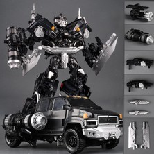 Yangmei Exclusive Edition Lider Ironhide Hero Black Peak Warrior Aksiyon Figürü, 6 Yaş Üzeri Çocuklar Için Uygun, Manuel Dönüşümlü Savaş Arabası Robotu, (Karanlık Savaş Arabası) (Yurt Dışından)