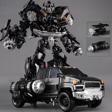 Yangmei Exclusive Edition Lider Ironhide Hero Black Peak Warrior Aksiyon Figürü, 6 Yaş Üzeri Çocuklar Için Uygun, Manuel Dönüşümlü Savaş Arabası Robotu, (Karanlık Savaş Arabası) (Yurt Dışından)