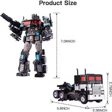 Yangmei Deforme Araba Robot Oyuncak, 8 Inç Aksiyon Figürleri, Deformasyon Taşınabilir Robot Oyuncak Modeli, Çocuklar Için Hediye Oyuncak (Black God Of War) (Yurt Dışından)