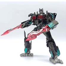 Yangmei Optimus Prime Aksiyon Figürü Nemesis Prime Renk, Deformasyon Robot Oyuncak Kamyon Araba Modeli Ko Versiyonu (Yurt Dışından)